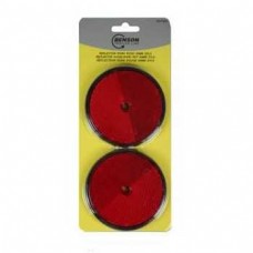 REFLECTOR ROND ROOD 85 MM 2 DLG