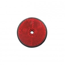 REFLECTOR ROND ROOD + GAT 60 MM